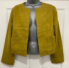 Ex Seasalt Green Pear Country Lane Linen Jacket Sizes 8-18 Rrp £75.95