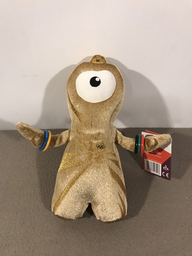 London 2012 Gold Wenlock Limited Edition Olympic/Paralympic Games Mascot Soft - Picture 6 of 9