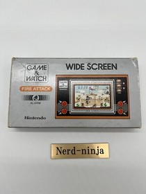 Nintendo Game & Watch WS Fire Attack ID-29 Made in Japan 1981 Verygood Condition