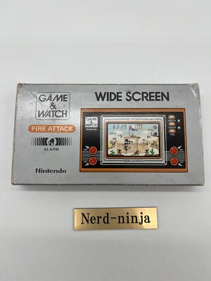 Nintendo Game & Watch WS Fire Attack ID-29 Made in Japan 1981