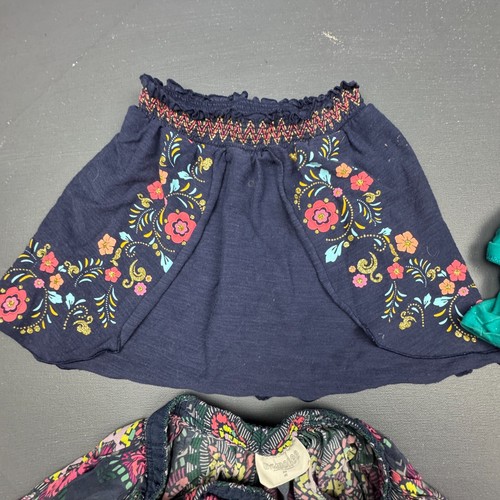 Girls Skirt Size 6 Disney Cat & Jack Jumping Beans Lace Floral Ruffle Lot Of 4 - Picture 2 of 10