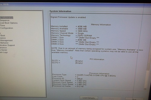 Dell Optiplex 7010 Intel Core i3-3240 Quad 3.40GHz SFF w/4GB 500GB DVD±RW Wi-Fi - Picture 5 of 6