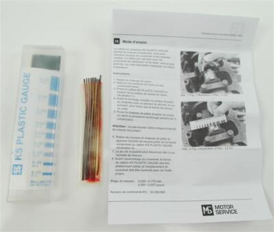 RSR Plastigauge Plastigage Measuring Strips - 1 Meter, 0.025-0.175mm Range, For Engine Bearing Clearance