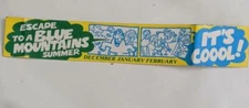 Retro Sticker - Escape to a Blue Mountains Summer .... It's Coool