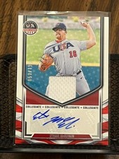 ETHAN MCELVAIN 2025 USA STARS & STRIPES ROOKIE DUAL AUTO RPA JERSEY PATCH /199!!