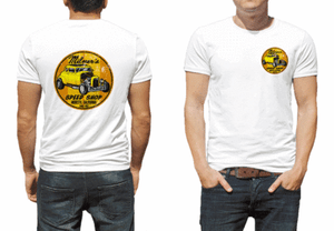 MILNERS-SPEED-SHOP-AUTO-RACING-DRAG-RACE-HOT-RAT-ROD-BLACK-OR-WHITE-T-SHIRT