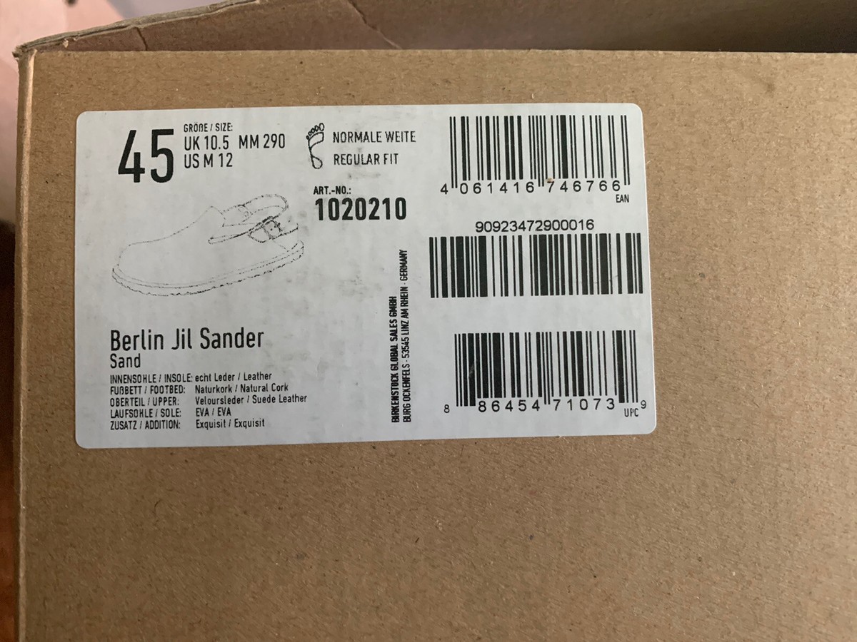 NEW NIB Jil Sander x Birkenstock Berlin Suede Clogs Mules NEW NIB Jil Sander x Birkenstock Berlin Suede Clogs Mules