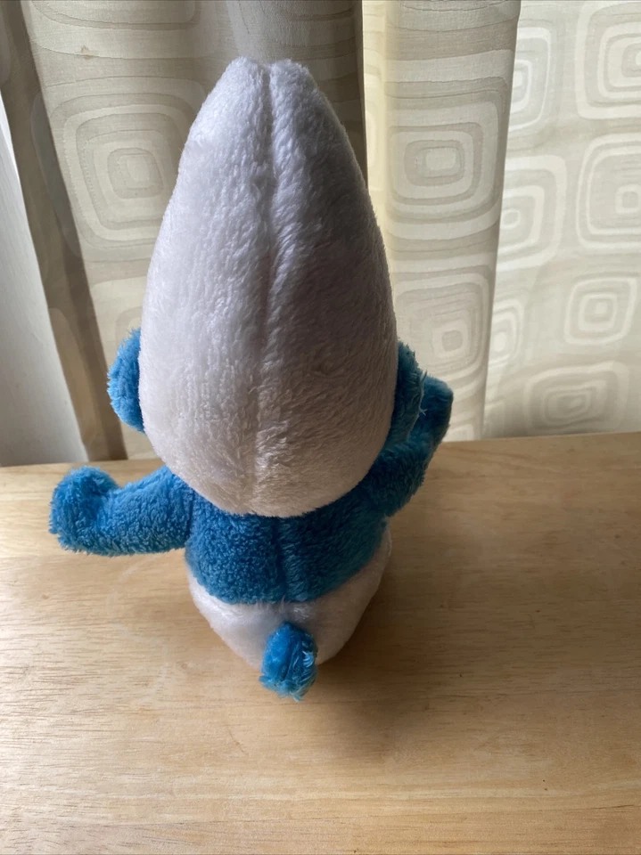 "De colección 1979 Pitufo Peluche Azul y Blanco Relleno Peyo Wallace Berrie Schleich 10""" Foto 4 de 4