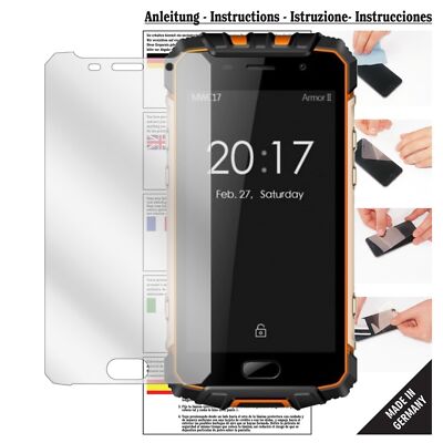 6x Schutzfolie für Ulefone Armor 2 Folie Displayschutzfolie klar Displayfolie