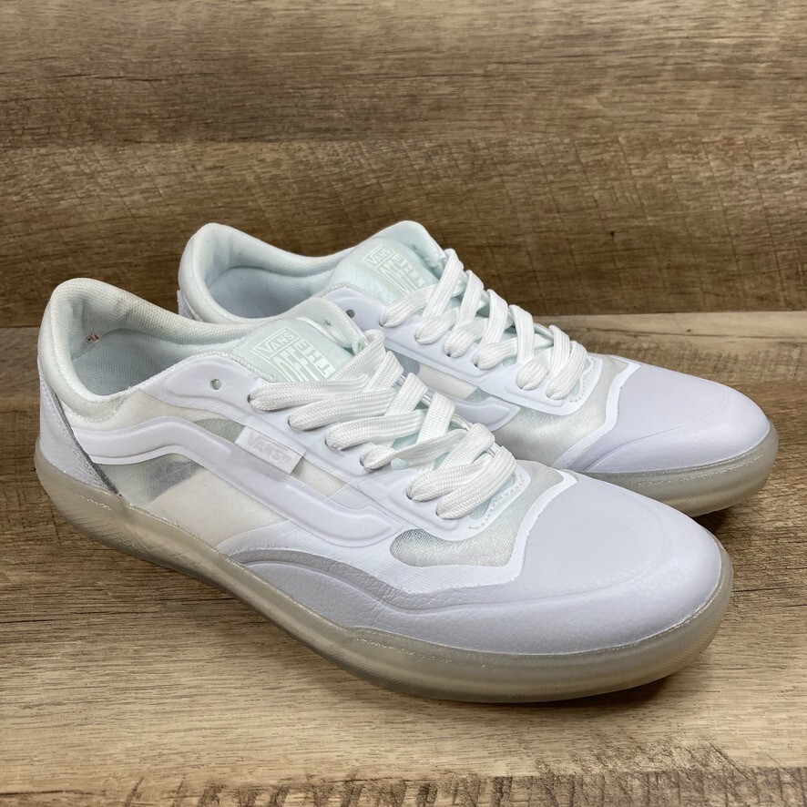 新品　VANS AVE PRO 28cm us 10 プロ スニーカー 白 VANS Ave Leather White/White Skate Pro Low Authentic Shoes