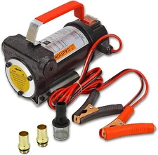 12V DC Portable Electric Fuel Transfer Pump Auto Diesel Kerosene Oil Commercial