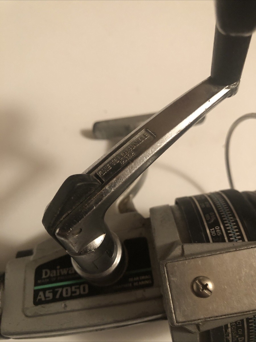 Moulinet De Pêche Vintage Daiwa AS9050 - Drag Arrière, Graphite - Occasion Fonctionnel