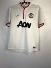 MANCHESTER UNITED 2012/2014 AWAY FOOTBALL SHIRT JERSEY NIKE 479281-105 Size M