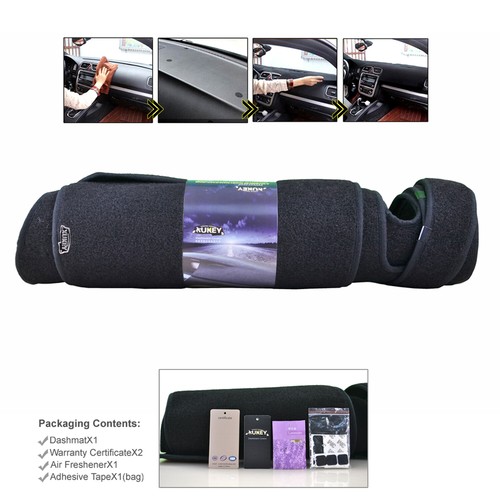Cubierta de tablero para Ford F150 F-150 1997-2003 alfombrilla de tablero alfombra negra EE. UU. - Imagen 5 de 8