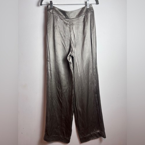 Giorgio Armani Hose Seide Silber 42 Italy - Bild 5 von 14