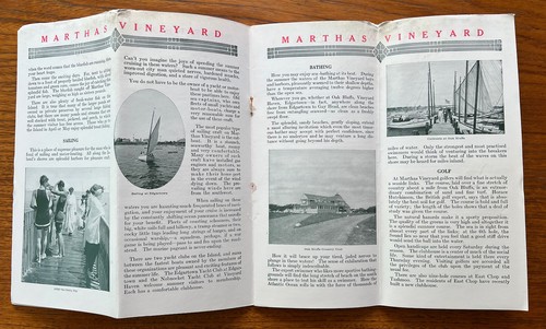 Antique 1913 New York New Haven & Hartford Railroad Martha’s Vineyard Booklet - Picture 7 of 17