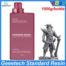 Geeetech Standard Resin Fast Curing Resin 1kg Gray for LCD/DLP/SLA 3D Printer