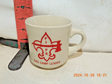 BOY SCOUT MUG - FIFE , 1991 CAMP LEADER MUG - MADE IN USA