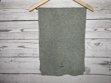 Polo Ralph Lauren Mens Gray Wool Blend Knit Ribbed Scarf 76 x 13 NWT