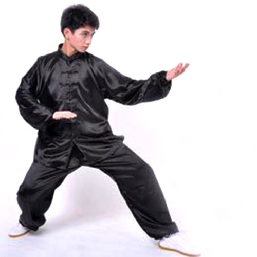 Tai Chi Performance Clothes Unisex Martial Arts Uniform Kung Fu Suit Costume New - Picture 1 of 25