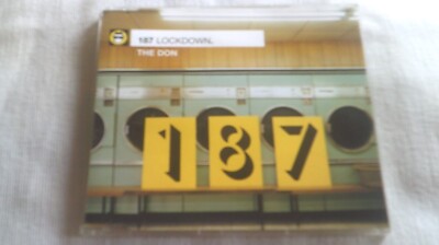 187 LOCKDOWN - THE DON - 3 MIX DANCE CD SINGLE