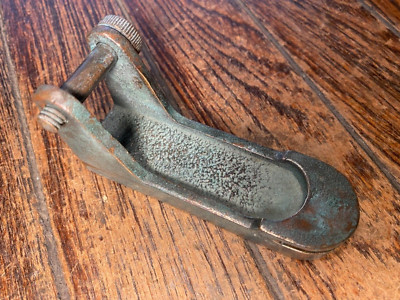 BRONZE SLIDING CLEW OUTHAUL 7/8''TRACK GREAT AGE/PATINA
