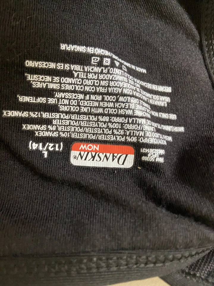 Sujetador deportivo negro Danskin Now para mujer talla L espalda deportiva Foto 3 de 4