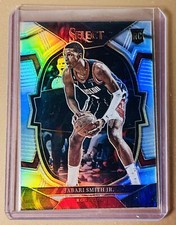 2022-23 Panini Select #69 Jabari Smith Jr. Silver Prizms