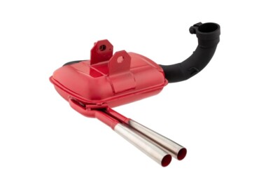 Exhaust SIP Road Racing Vespa PX 200 Rally 200 210 Red Chrome