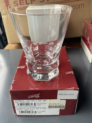 Rare Set of 4 Moser Ophelia DOF Glasses New Sealed