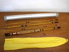 NOS Eagle Claw Wright & McGill USA Trailmaster TR600 Spin/Fly 4 Piece Rod/Case