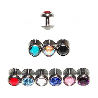 Titanium G23 Skin Diver® Surface Bar Staple Body Piercing Barbell