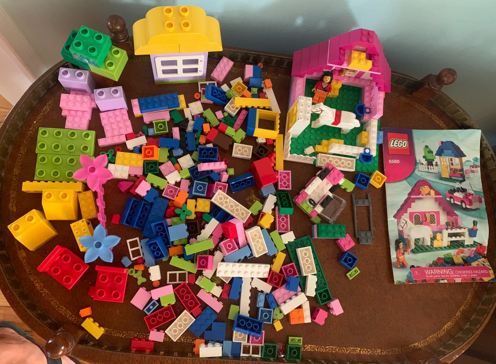 Lego Pink Brick House and Horse Stable in pink box 5560