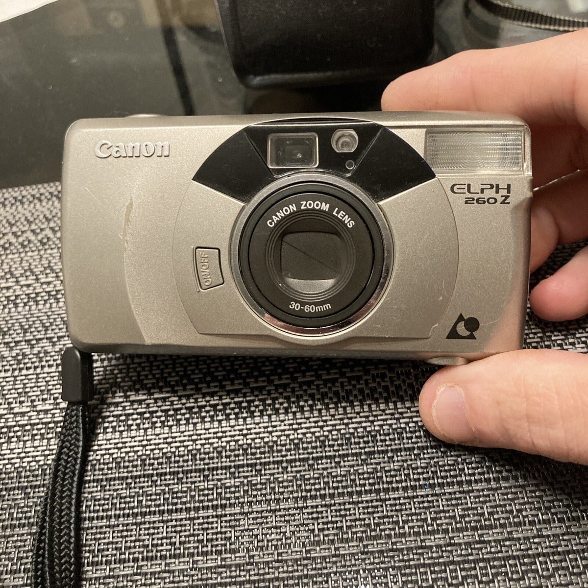 Canon ELPH 260Z 35mm Film Camera 30-60mm Zoom Lens Tested Works W