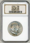 1961 NGC MS64 FBL FRANKLIN HALF DOLLAR