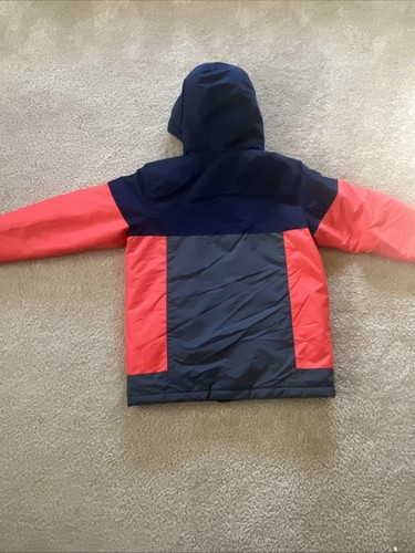 Children’s Place Coat Full Zip Jacket Orange And Navy. Boys 10 / 12. - Picture 5 of 5