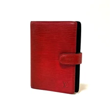 LOUIS VUITTON Agenda Day Planner Cover Epi Leather Red Authentic From Japan #322