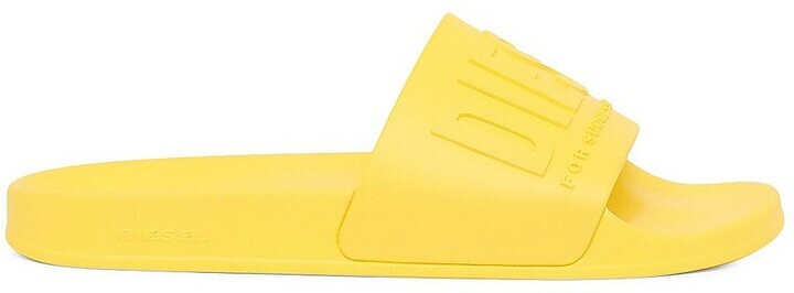 Diesel Mayemi Logo Slide Sandals Made in Italy Size 9 | eBay display picture 2