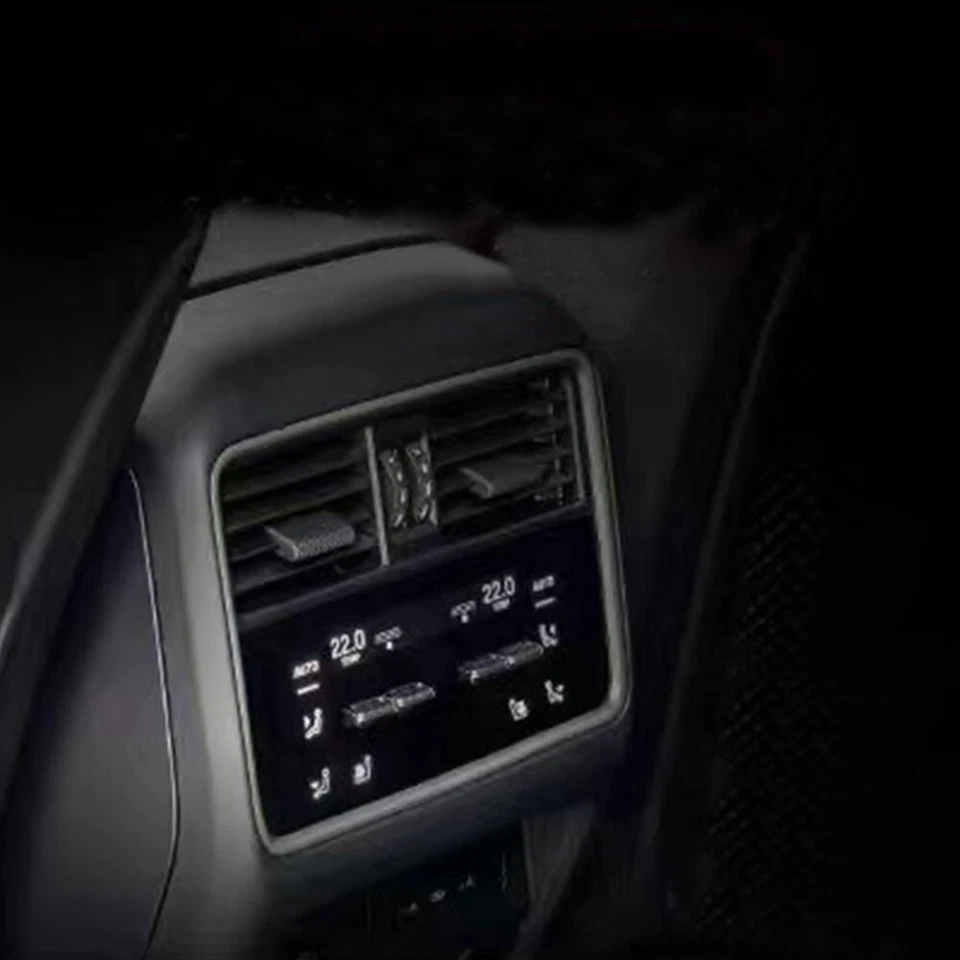 Pantalla LCD Panel de control de aire acondicionado trasero compatible con Porsche Cayenne 2024 Foto 2 de 4
