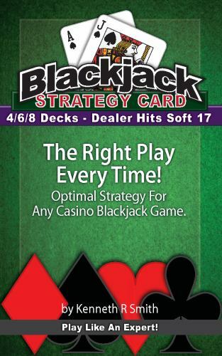 Blackjack Basic Strategy Chart : 4/6/8 Decks, Dealer Hits Soft 17 by ...