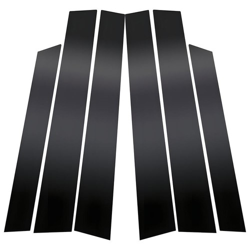 Black For 2007-2011 Honda CRV Set Window Pillar Posts Door Trim Piano Cover 6PCS - Imagen 11 de 13