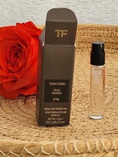 Tom Ford Oud Wood Parfum Men Cologne SAMPLE 2ml Women Perfume Eau De Parfum .06f