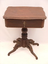  Schöner alter "Louis Philippe" Näh- Beistelltisch um 1870/90... 
