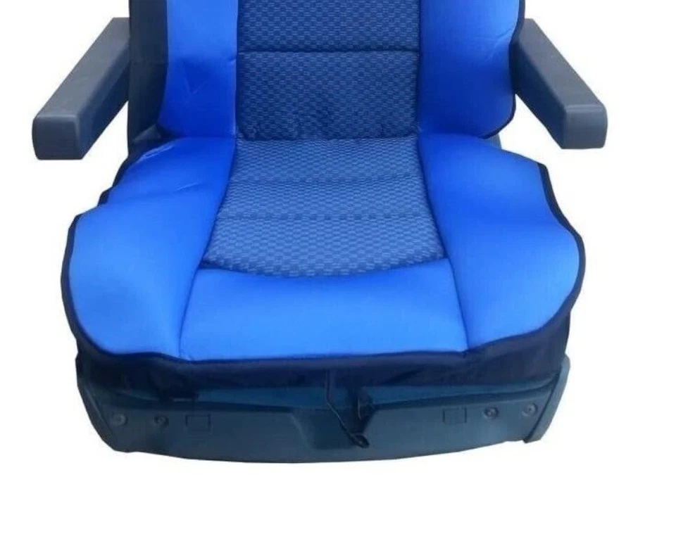 Juego de 2 fundas de asiento acolchadas premium azules para Volvo 16 Fh16 Fh12 Fl Fe Fm Foto 2 de 3