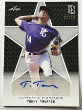 2020 LEAF PG NATIONAL SHOWCASE TOMMY TAVAREZ BLACK AUTO 22/50 M