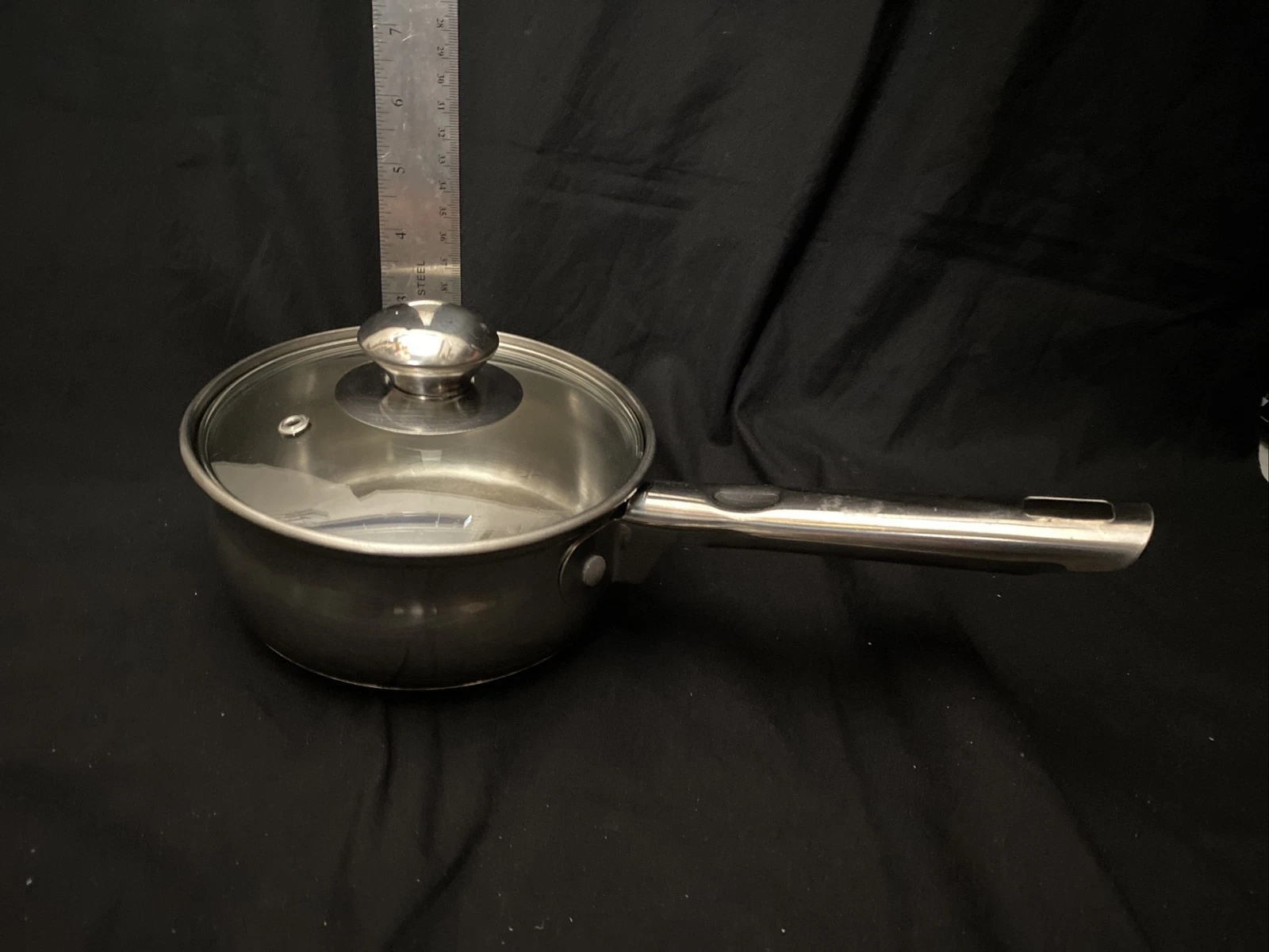 Vtg Kirby Allen Stainless Steel Cookware Sauce Pan with lid