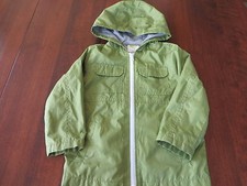 Crazy 8 Toddler Boys Green Jersey Lined Hooded Windbreaker Jacket Sz 2-3 Yrs EUC