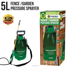 5L Fence Sprayer Garden Shed Patio Decking Pressure Creosote Pump Spray Bottle