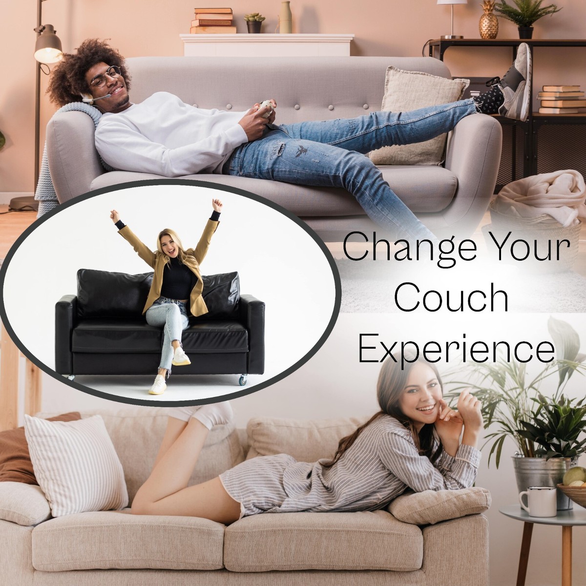 Armchair Sofa Seat Cushion Support Saver Baci Living Room