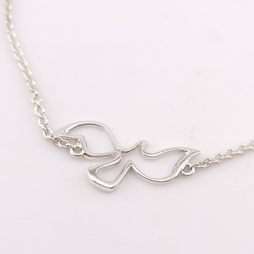 Tiffany & Co. Paloma Picasso Sterling Silver Dove Bird Graffiti 7" inch Bracelet - Picture 3 of 12